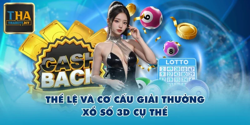 Thể lệ và cơ cấu giải thưởng xổ số 3D cụ thể